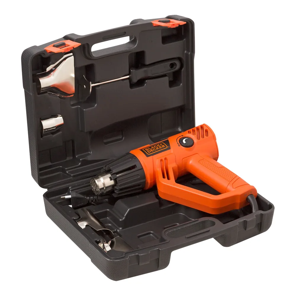 Pistola de calor con valija y 5 accesorios Black+Decker – foto 1