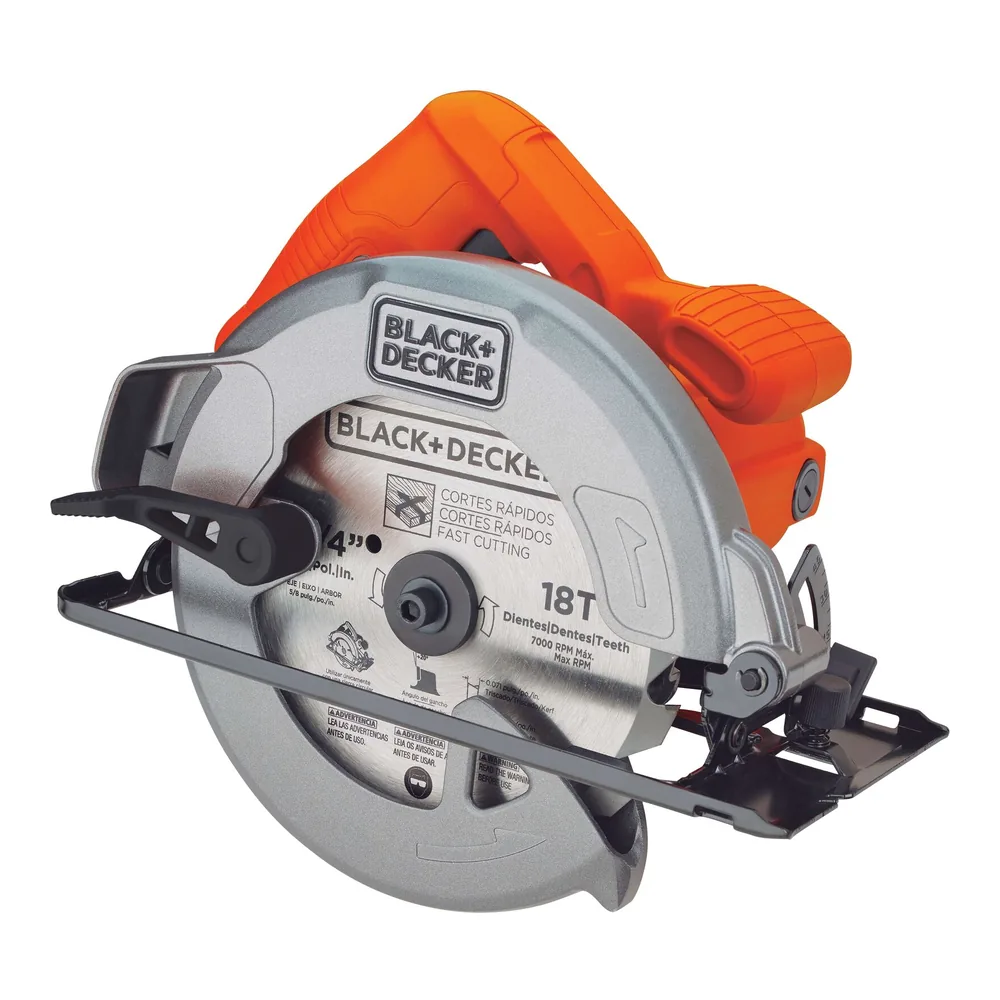 Sierra circular 184 mm 1400 W Black+Decker – foto 1
