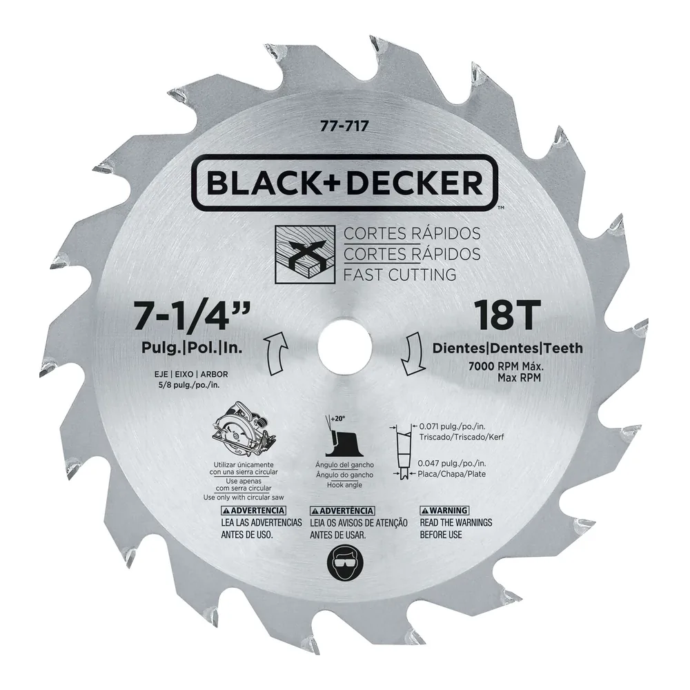 Sierra circular 184 mm 1400 W Black+Decker – foto 3
