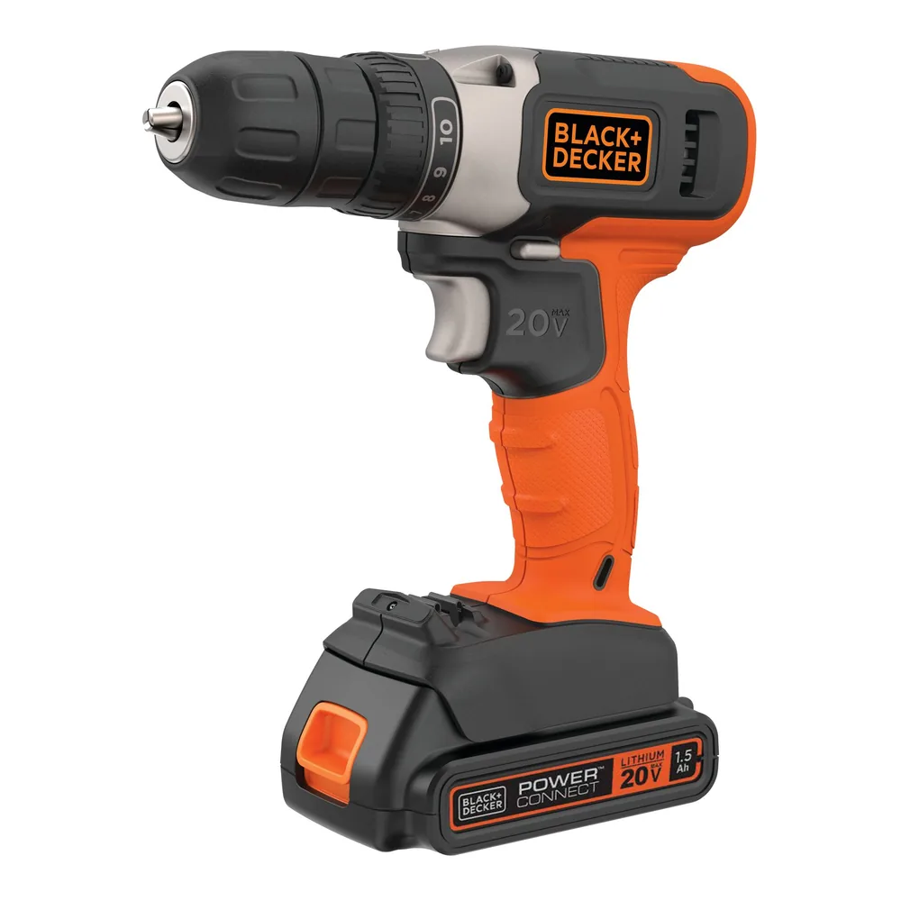 Taladro atornillador inalámbrico 20 V Black+Decker – foto 1