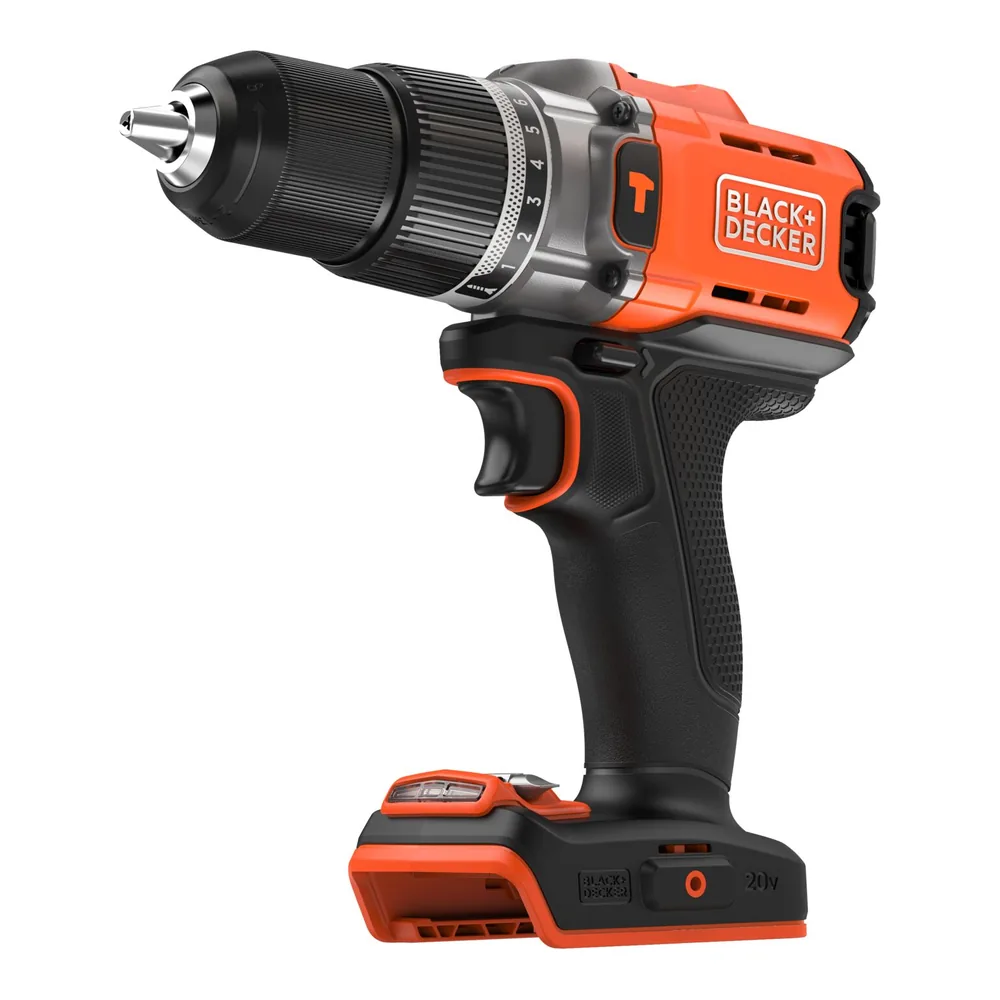 Taladro percutor inalámbrico 13 mm 20 V (sin batería) Black+Decker