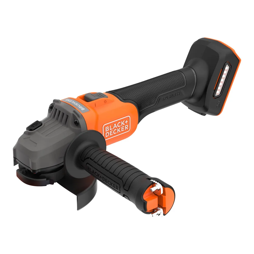 Amoladora angular inalámbrica 115 mm 20 V sin carbones (sin batería) Black+Decker – foto 1