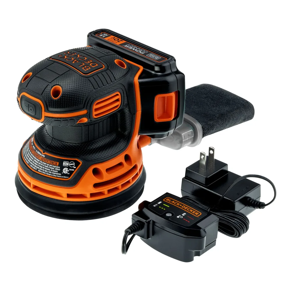 Lijadora roto orbital inalámbrica 125 mm 20 V Black+Decker – foto 1
