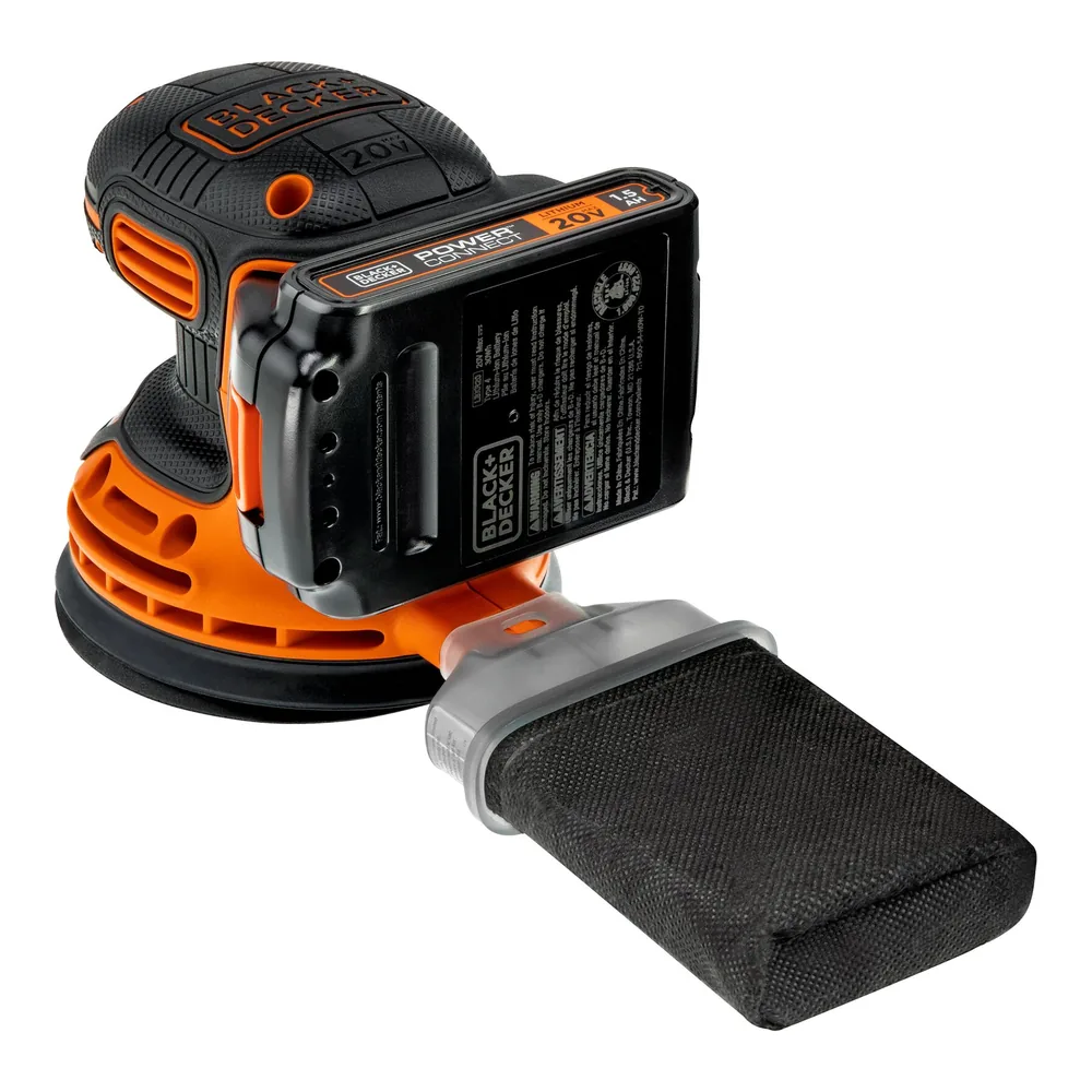 Lijadora roto orbital inalámbrica 125 mm 20 V Black+Decker – foto 2