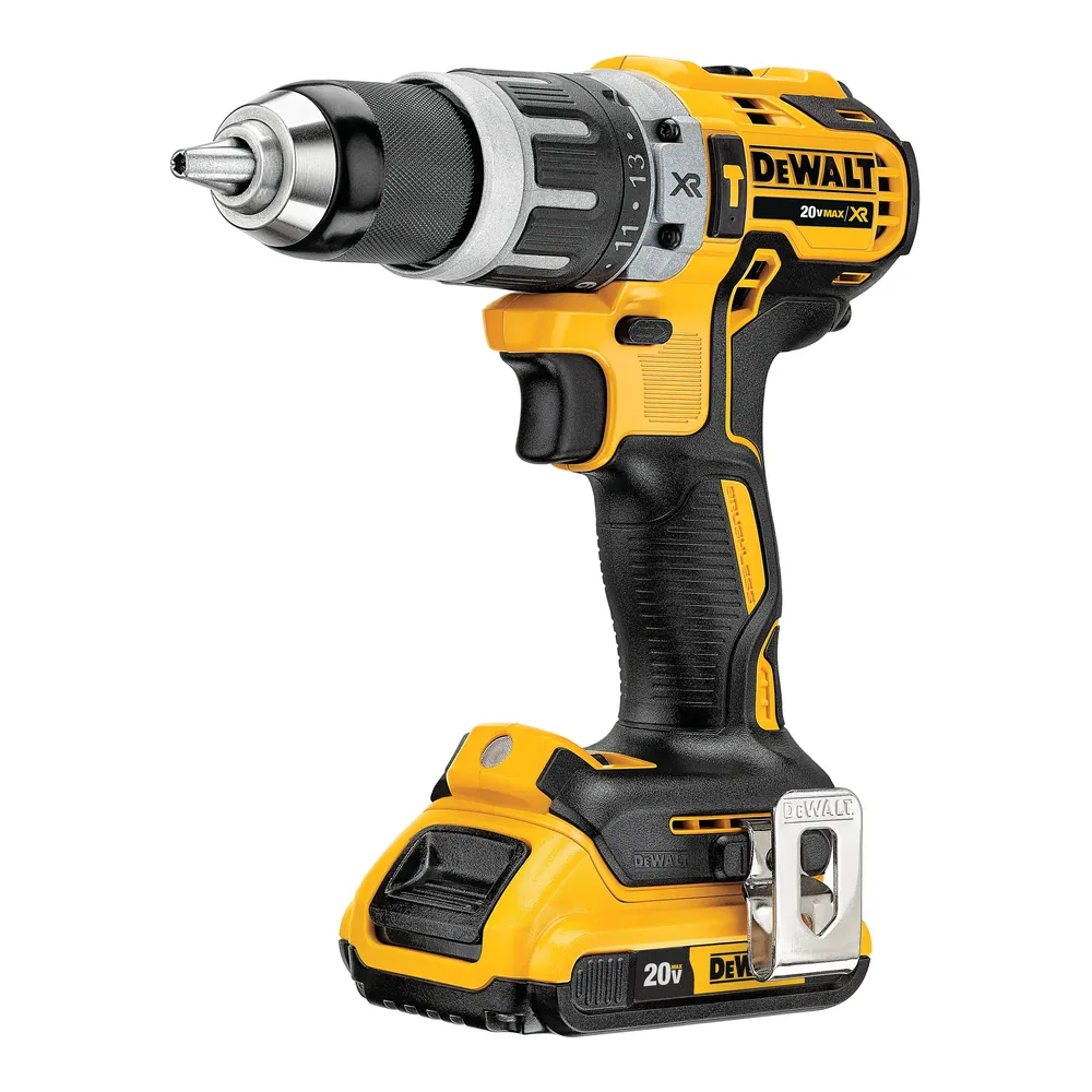 Kit taladro percutor 13 mm 20V XR brushless con 2 baterías DeWalt – foto 2