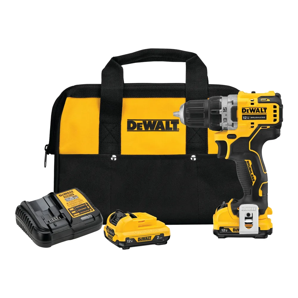 Kit taladro atornillador 10 mm 12V con 2 baterías DeWalt – foto 1