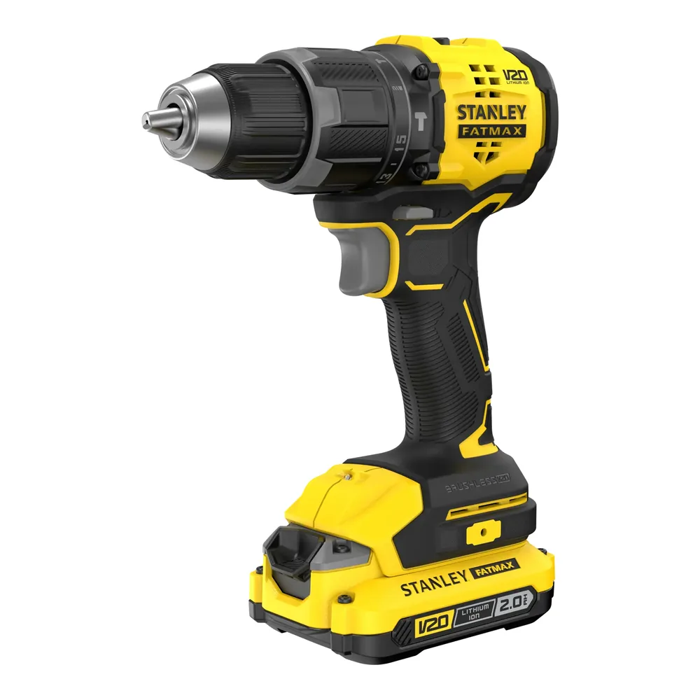 Taladro percutor brushless 20 V 13 mm con 2 baterías Stanley – foto 1