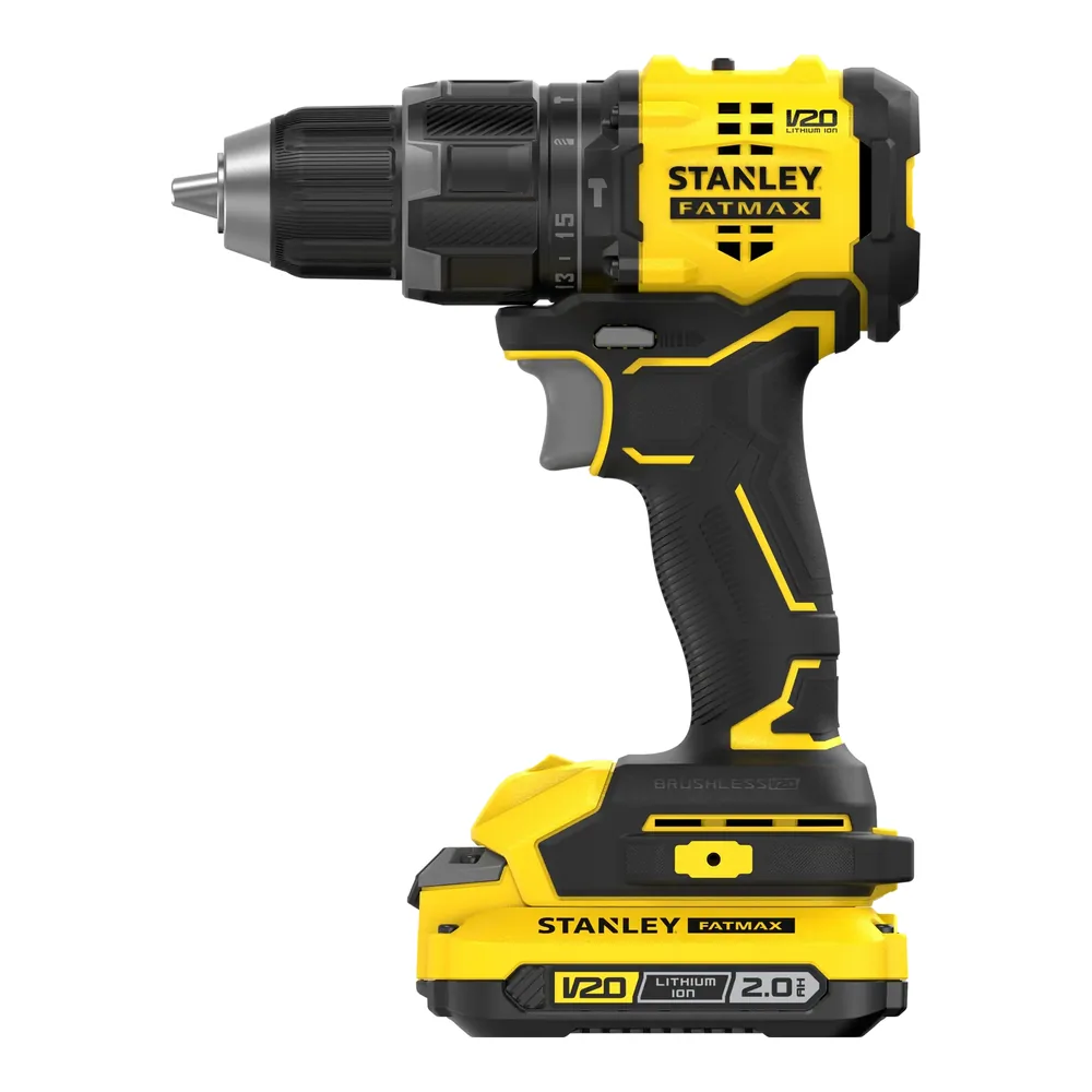 Taladro percutor brushless 20 V 13 mm con 2 baterías Stanley – foto 2