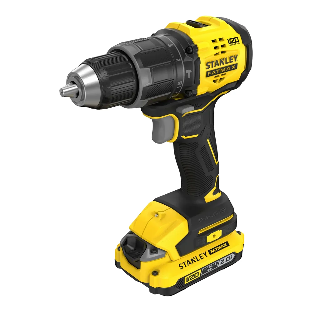 Taladro percutor brushless 20 V 13 mm con 2 baterías Stanley – foto 3