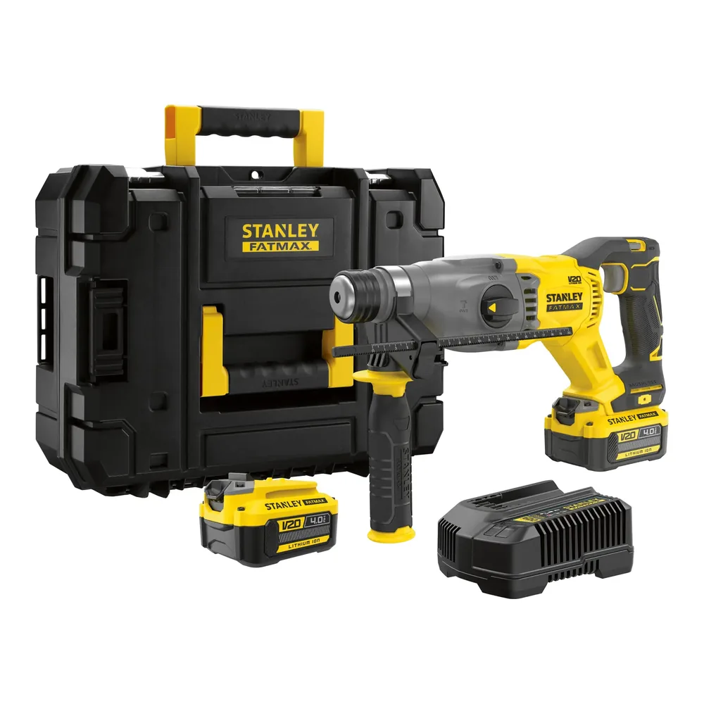 Rotomartillo SDS Plus brushless 20 V con 2 baterías Stanley – foto 1
