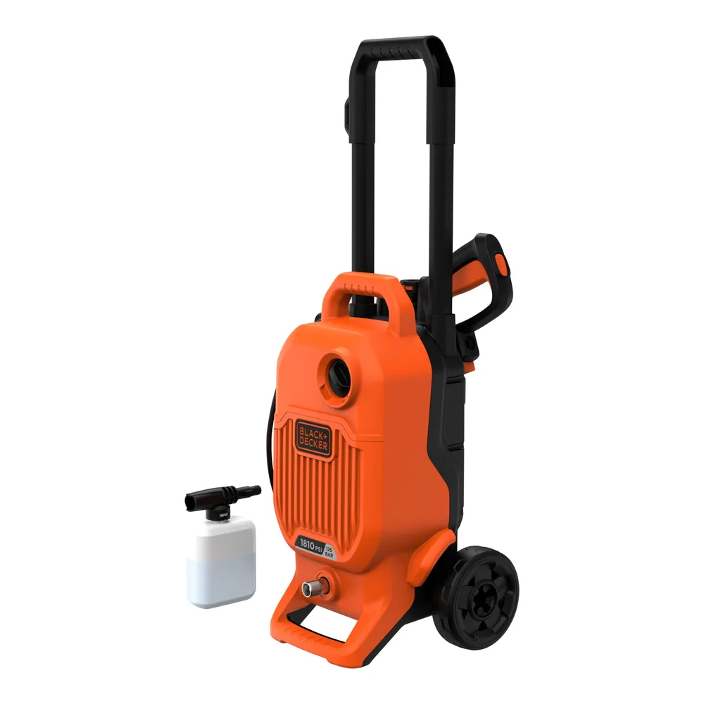Hidrolavadora 125 bar con mango telescópico Black+Decker – foto 1