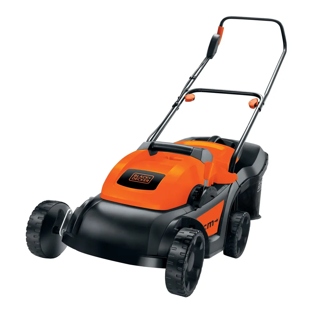 Cortadora de césped eléctrica 1600 W 38 cm Black+Decker