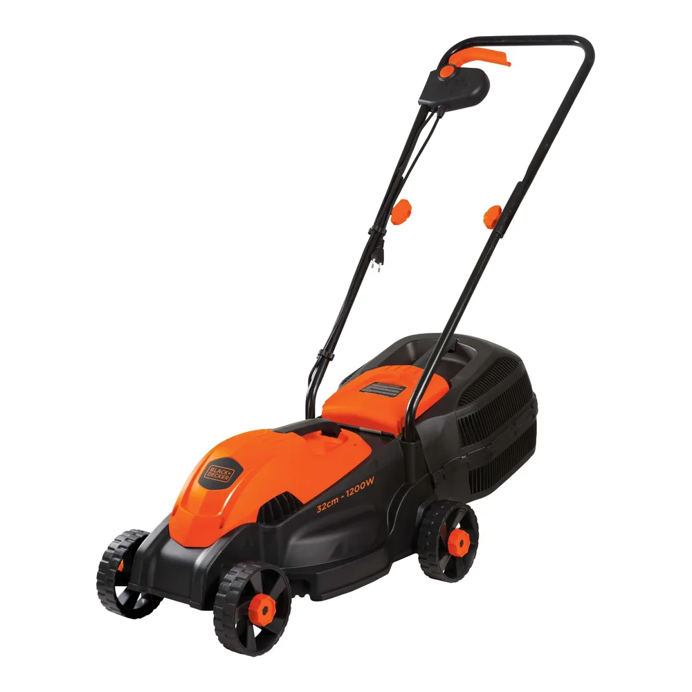 Cortadora de césped eléctrica 1200 W 32 cm Black+Decker