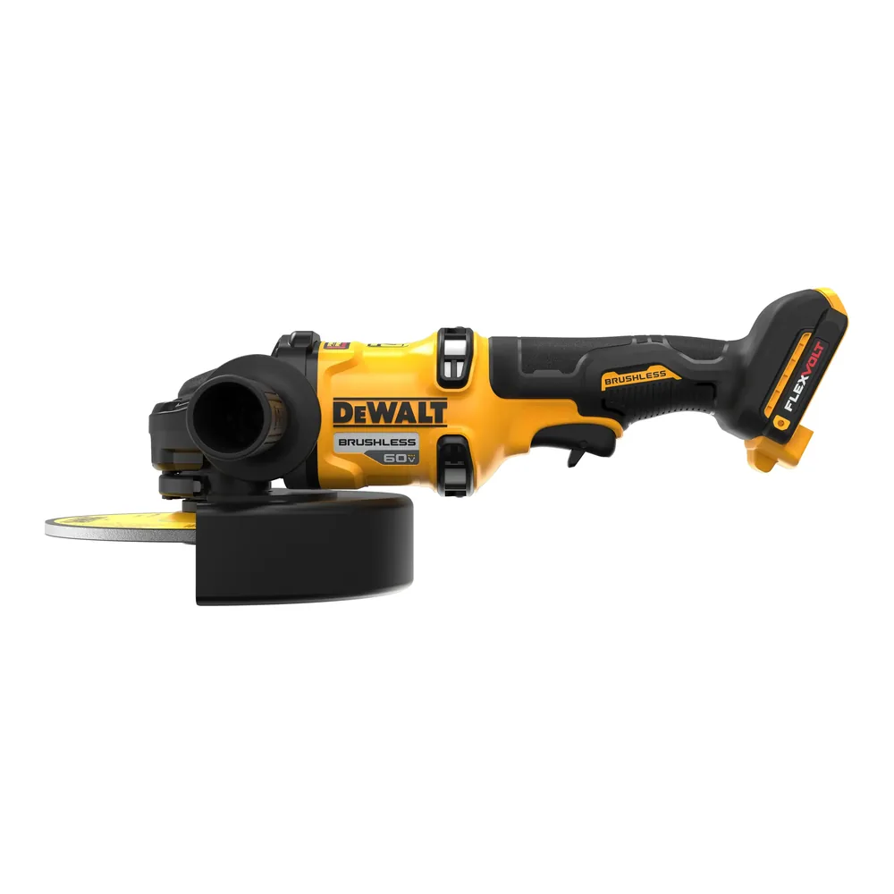 Amoladora angular 180 mm 60V FLEXVOLT brushless (sin batería) DeWalt – foto 2