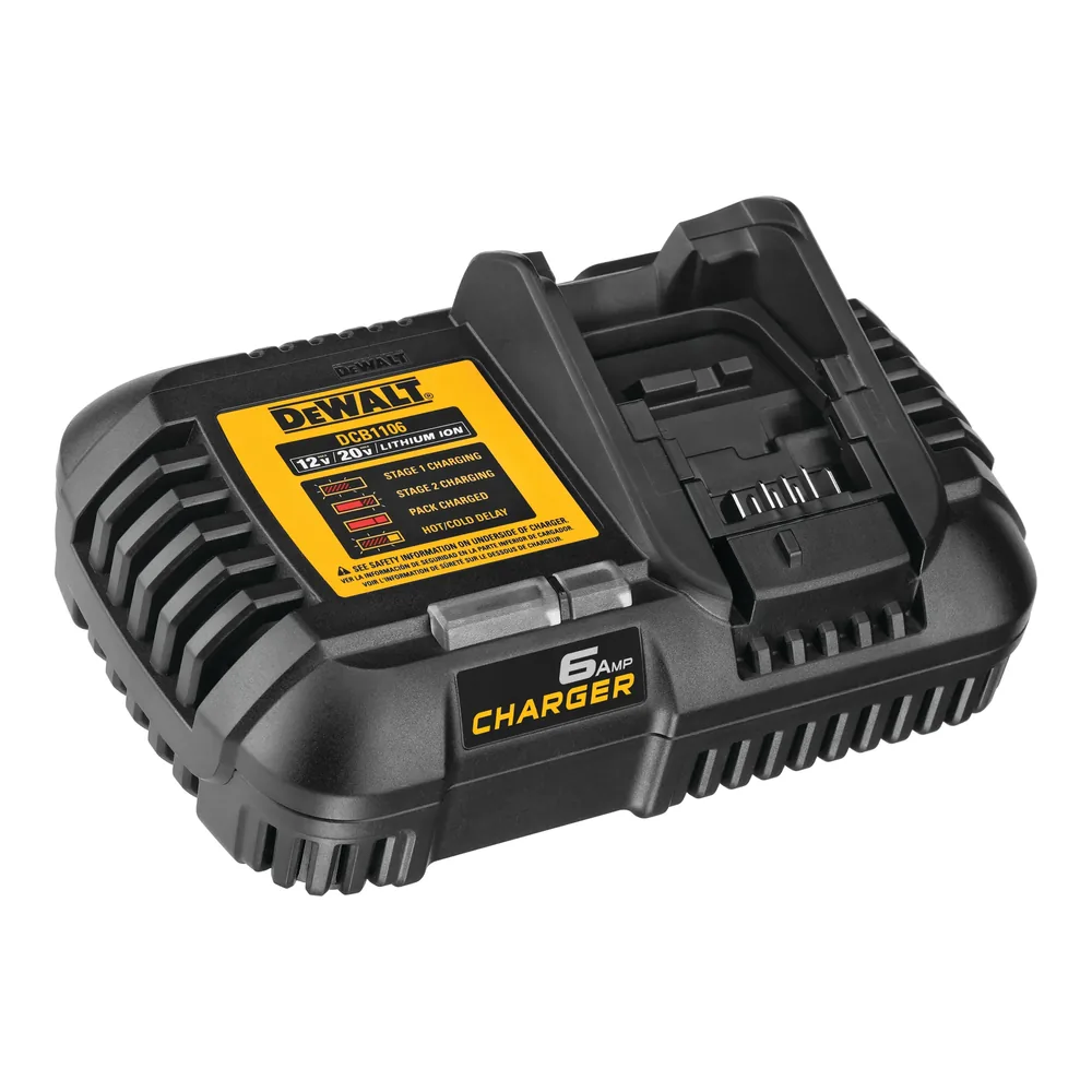 Cargador rápido 12V / 20V / 60V 6 A DeWalt – foto 1